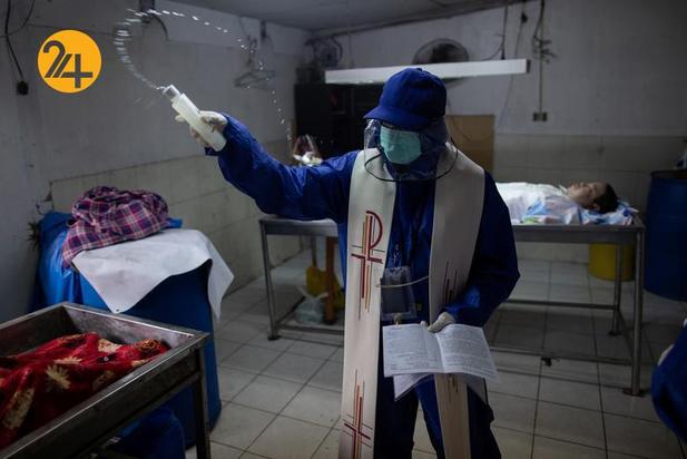 غم‌بارترین تصاویر کرونایی‌های جهان