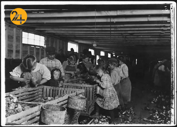 کودکان کار 100 سال پیش