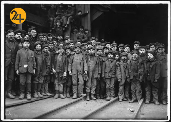 کودکان کار 100 سال پیش