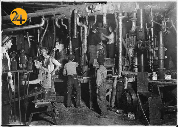 کودکان کار 100 سال پیش