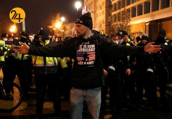 هواداران ترامپ در خیابان‌های واشنگتن