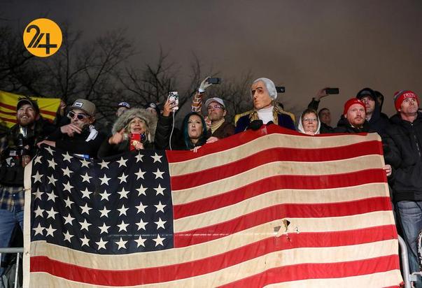 هواداران ترامپ در خیابان‌های واشنگتن