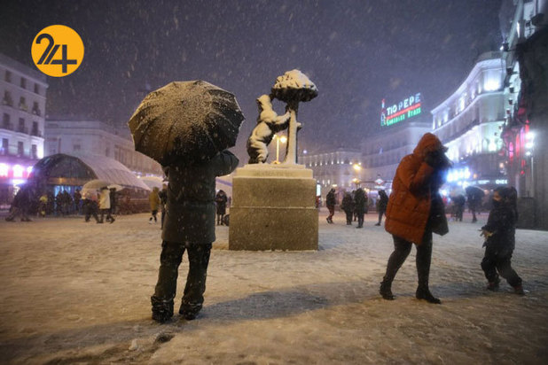 طوفان فلومینا در مادرید