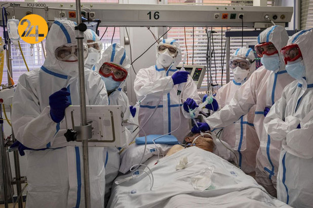 تصاویر شیوع کرونا در سال2020