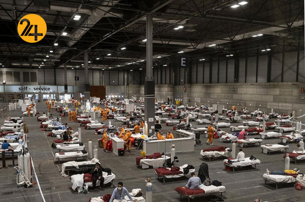 تصاویر شیوع کرونا در سال2020