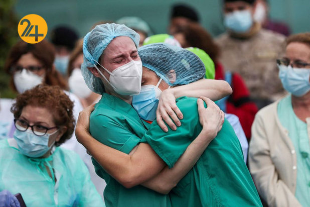 تصاویر شیوع کرونا در سال2020