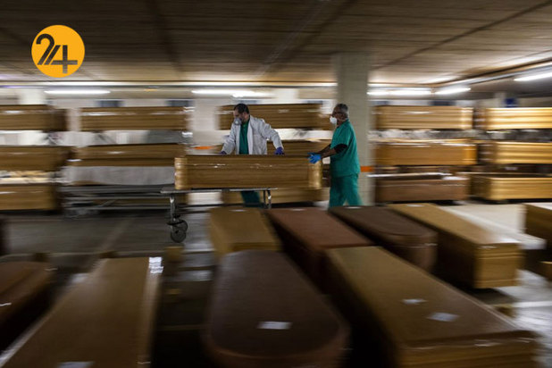 تصاویر شیوع کرونا در سال2020