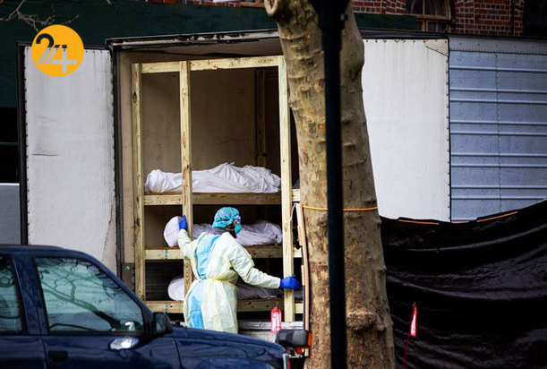 تصاویر شیوع کرونا در سال2020