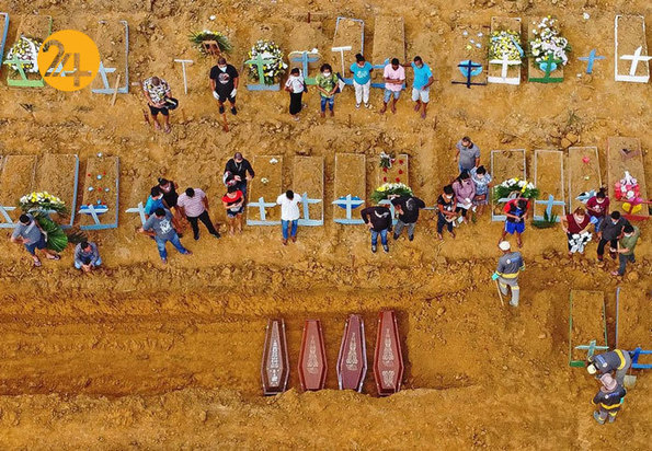 تصاویر شیوع کرونا در سال2020