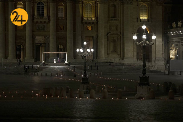 تصاویر شیوع کرونا در سال2020