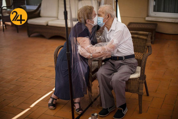 تصاویر شیوع کرونا در سال2020