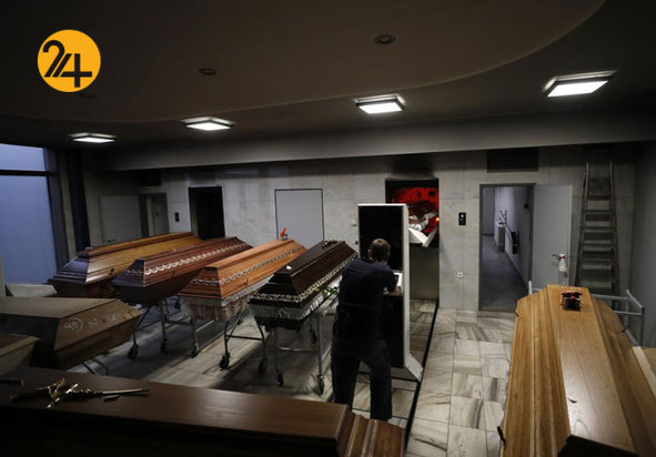 تصاویر شیوع کرونا در سال2020