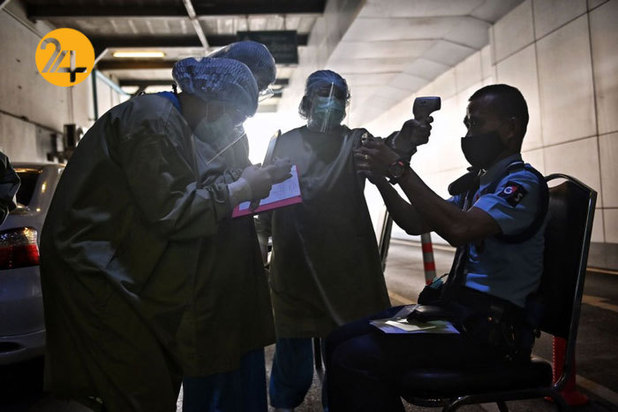 تصاویر شیوع کرونا در سال2020