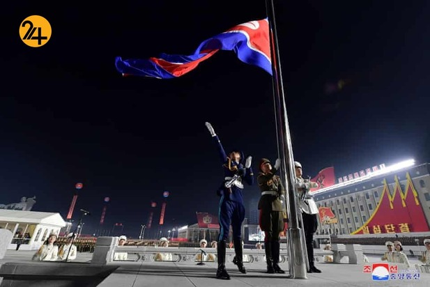 رژه نظامی در کره شمالی با حضور کیم جونگ اون