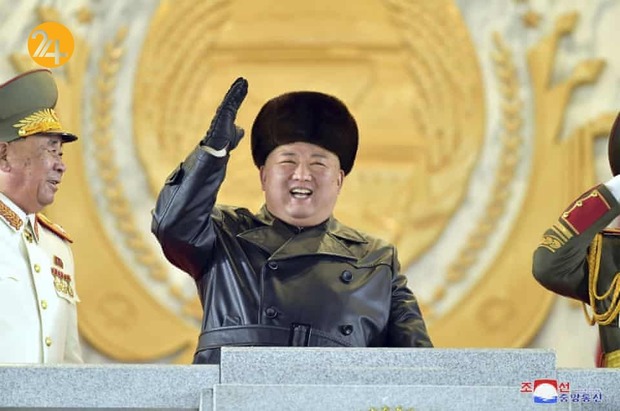 رژه نظامی در کره شمالی با حضور کیم جونگ اون