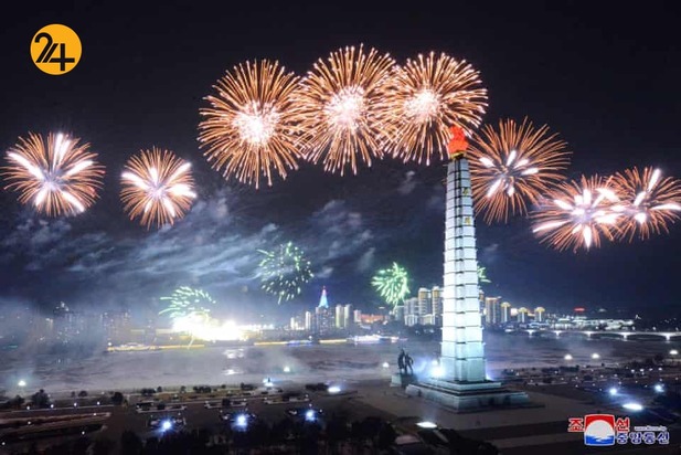 رژه نظامی در کره شمالی با حضور کیم جونگ اون