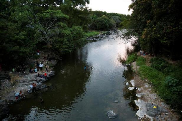 درگیری مهاجران و پلیس گواتمالا