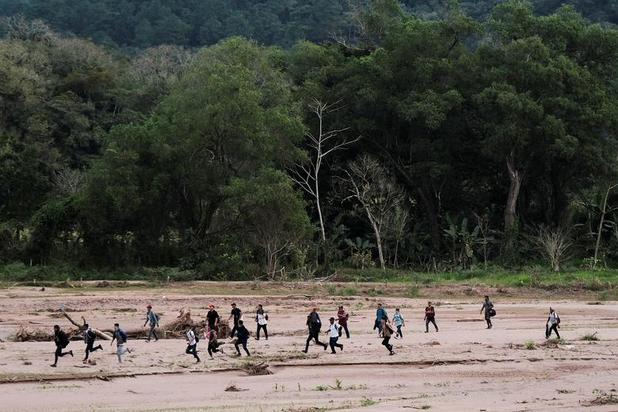 درگیری مهاجران و پلیس گواتمالا