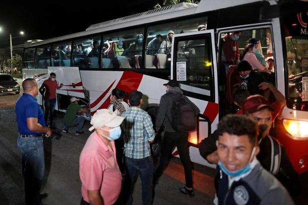 درگیری مهاجران و پلیس گواتمالا