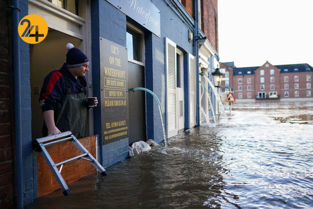 طوفان کریستف بریتانیا را درنوردید