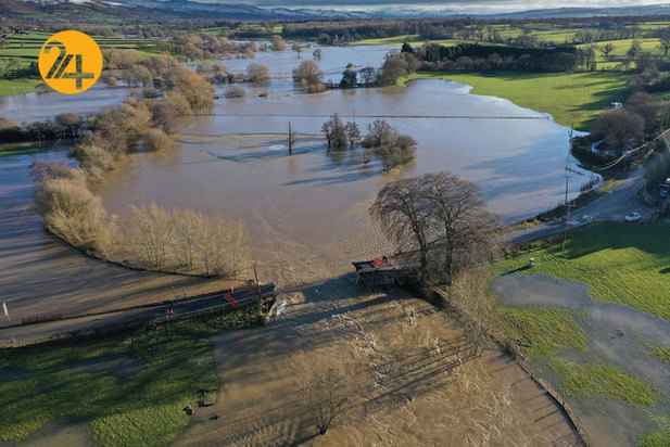 طوفان کریستف بریتانیا را درنوردید