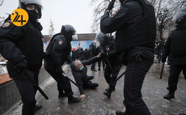 اعتراضات هزاران نفری در روسیه