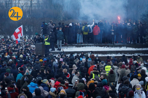 اعتراضات هزاران نفری در روسیه