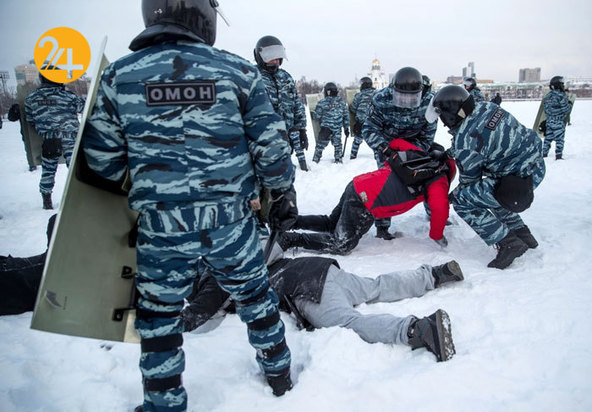 اعتراضات هزاران نفری در روسیه