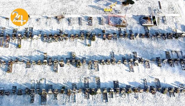 تدفین قربانیان کرونا