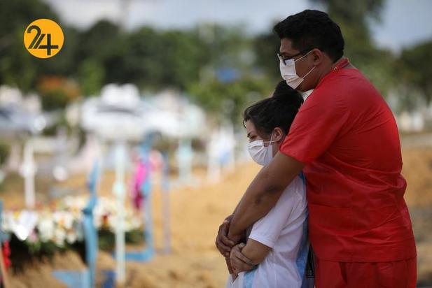 تدفین قربانیان کرونا