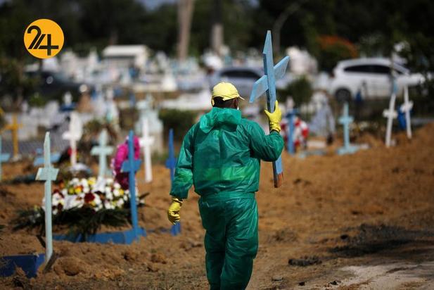 تدفین قربانیان کرونا