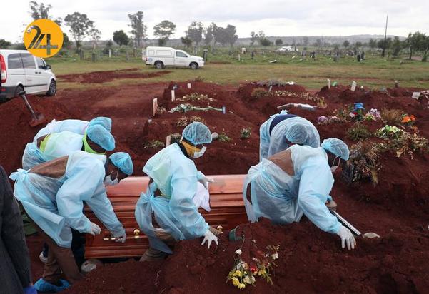 تدفین قربانیان کرونا