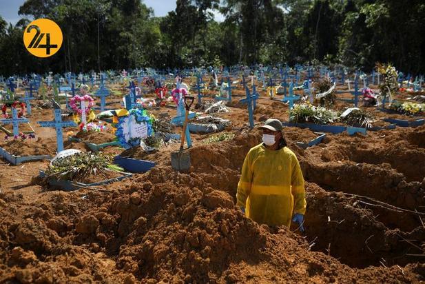 تدفین قربانیان کرونا