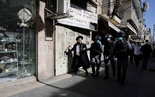 درگیری پلیس اسرائیل با یهودیان مذهبی