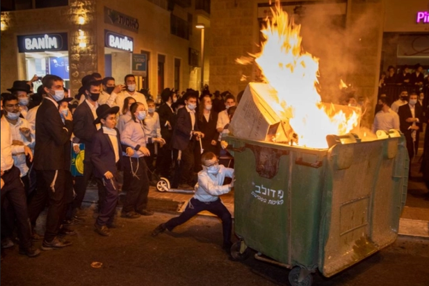 درگیری پلیس اسرائیل با یهودیان مذهبی