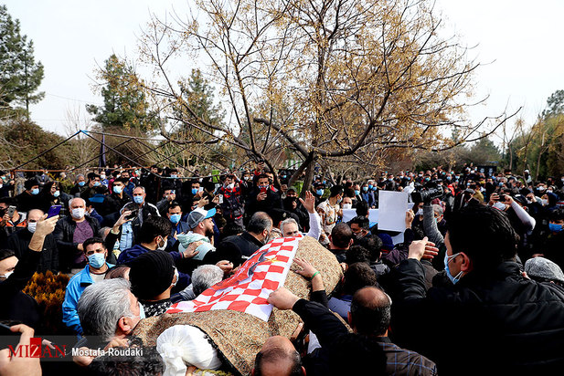 تشییع مهرداد میناوند