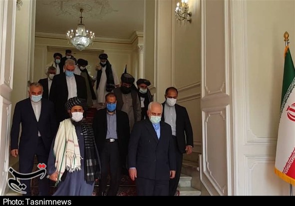 دیدار ظریف با طالبان