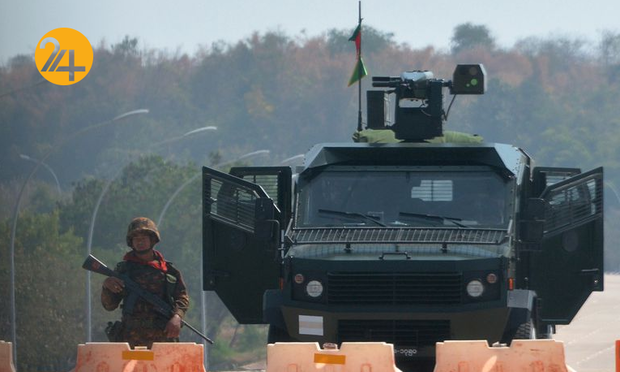 تصاویری از کودتا در میانمار