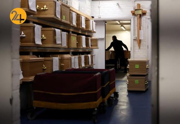 خاکسپاری کرونایی‌ها در بریتانیا