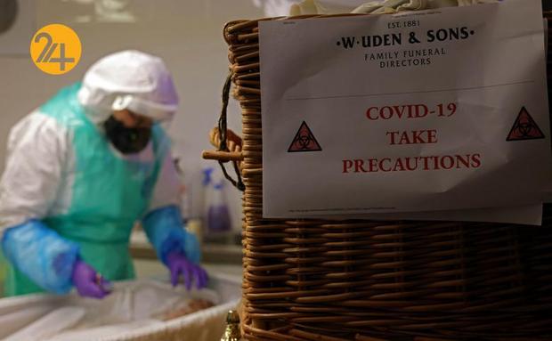 خاکسپاری کرونایی‌ها در بریتانیا