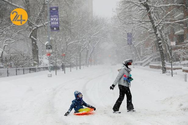 کولاک شدید در شمال شرق آمریکا