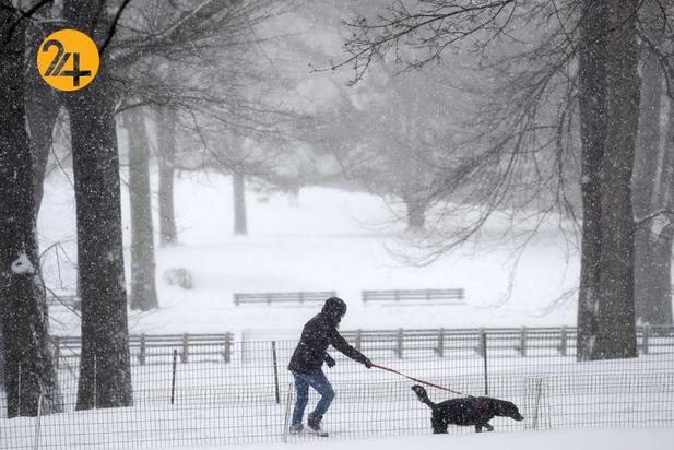 کولاک شدید در شمال شرق آمریکا