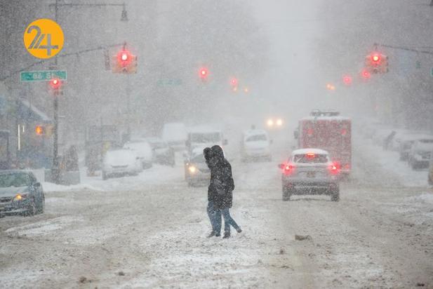 کولاک شدید در شمال شرق آمریکا
