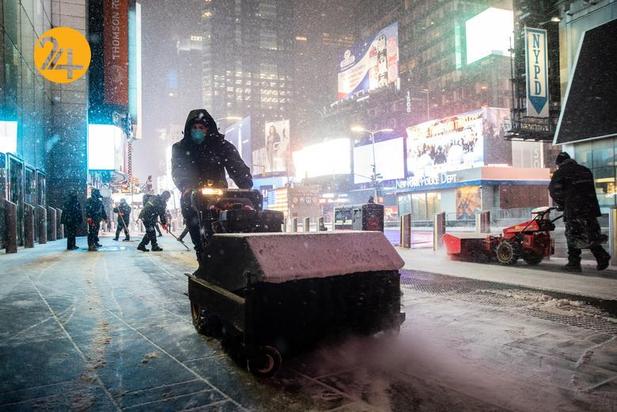 کولاک شدید در شمال شرق آمریکا