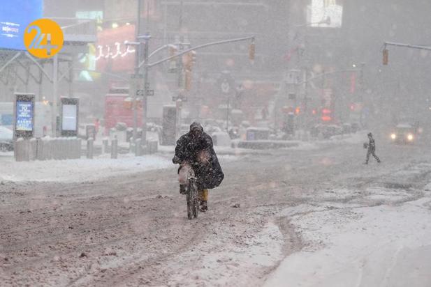 کولاک شدید در شمال شرق آمریکا