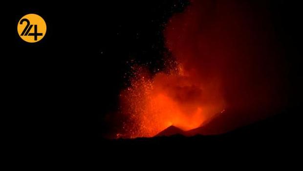 فوران آتشفشان اتنا