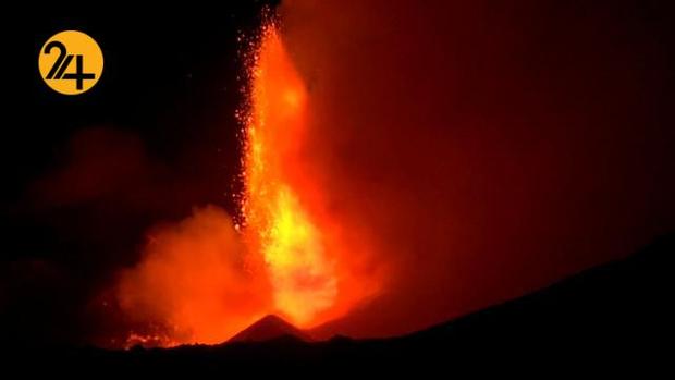 فوران آتشفشان اتنا