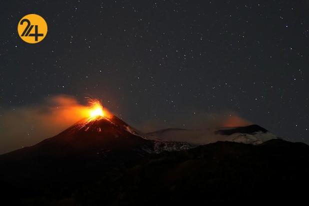 فوران آتشفشان اتنا