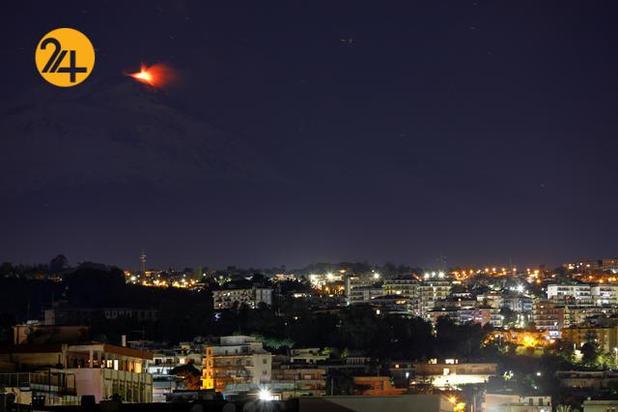 فوران آتشفشان اتنا