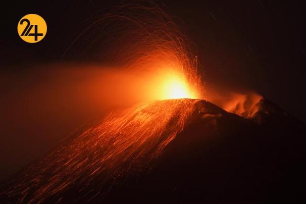 فوران آتشفشان اتنا